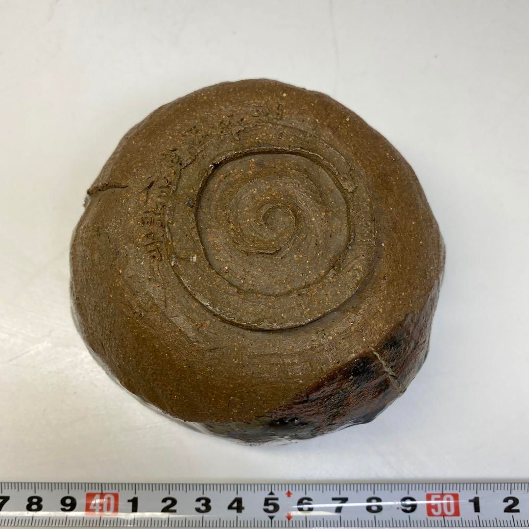 常滑焼 名工 滝田椿渓 茶碗 木箱付 横幅約11㎝ 東Y6-0705②