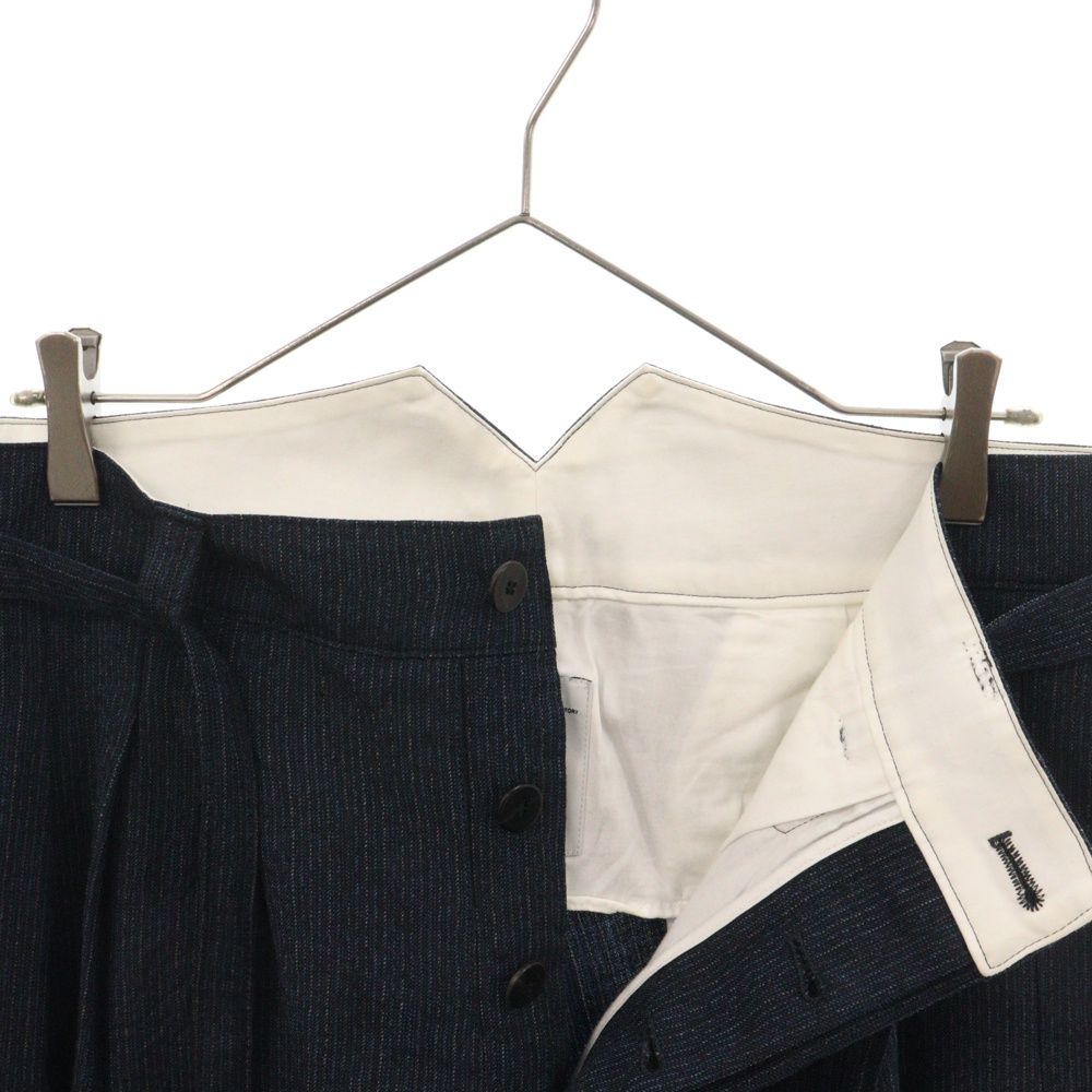 VISVIM (ヴィスヴィム) 17SS HAKAMA PANTS PINSTRIPE ピンストライプ