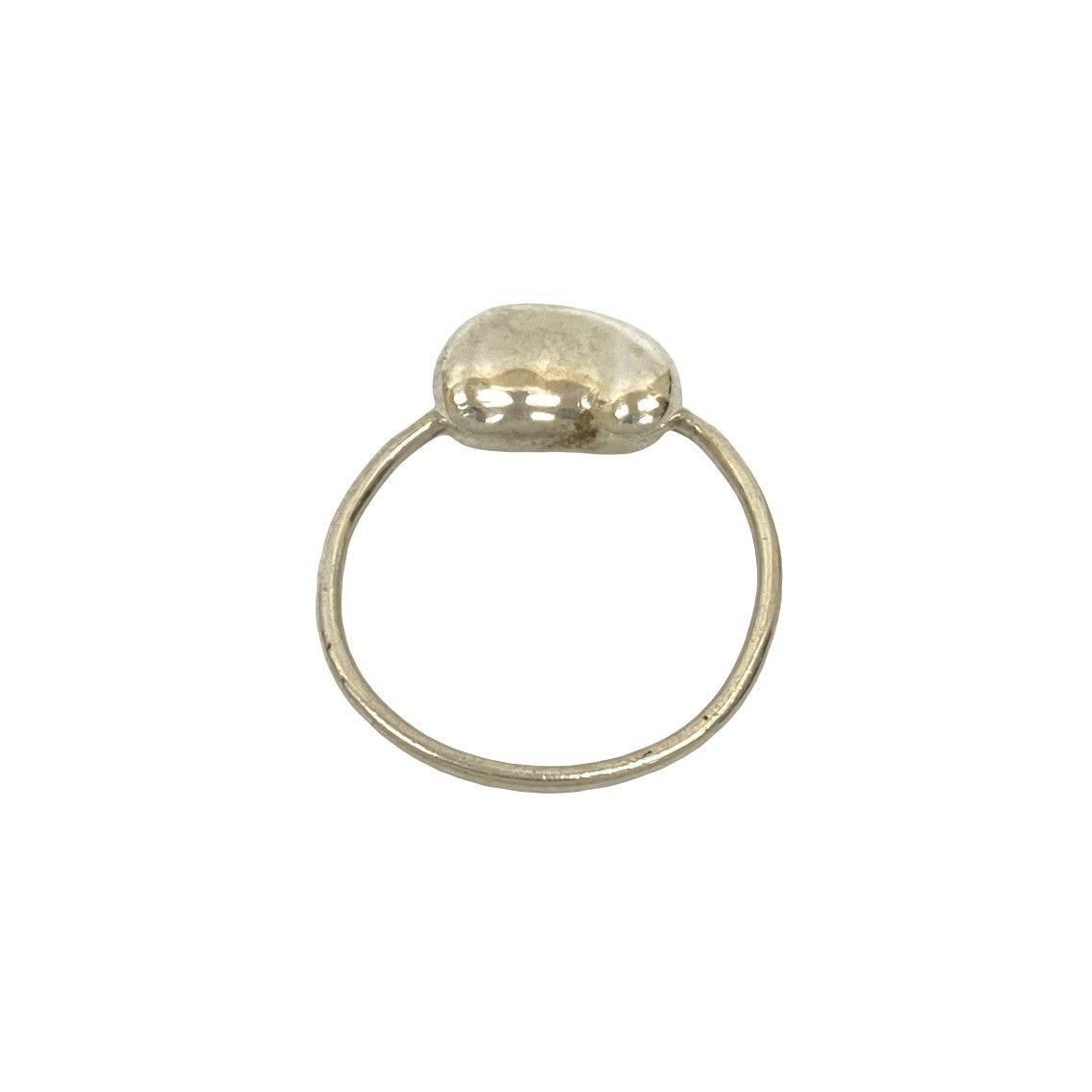 極美品 オールドティファニー ビーン リング 12.5号 シルバー925 Tiffany & Co. - ティファニー リング シグネチャー 12.5号