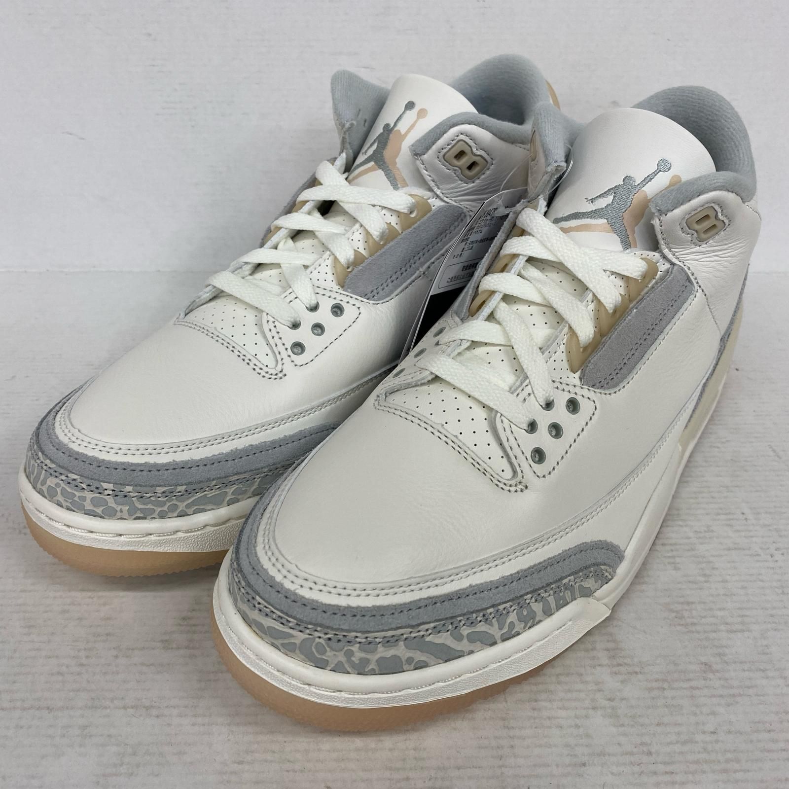 【加古川店】  NIKE | ナイキ スニーカー Air Jordan 3 Craft 'Ivory' FJ9479-100 ホワイト 【126】