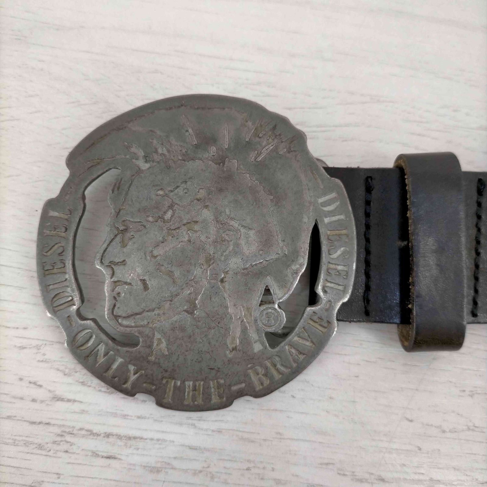 ディーゼル DIESEL ブレイブマン レザーベルト メンズ 85/34 - メルカリ