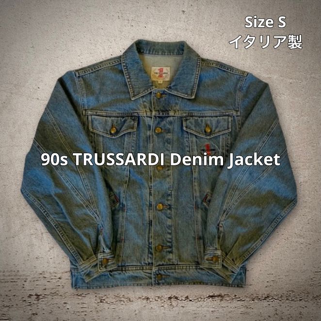 90s TRUSSARDI Denim Jacket トラサルディ デニムジャケット アイス