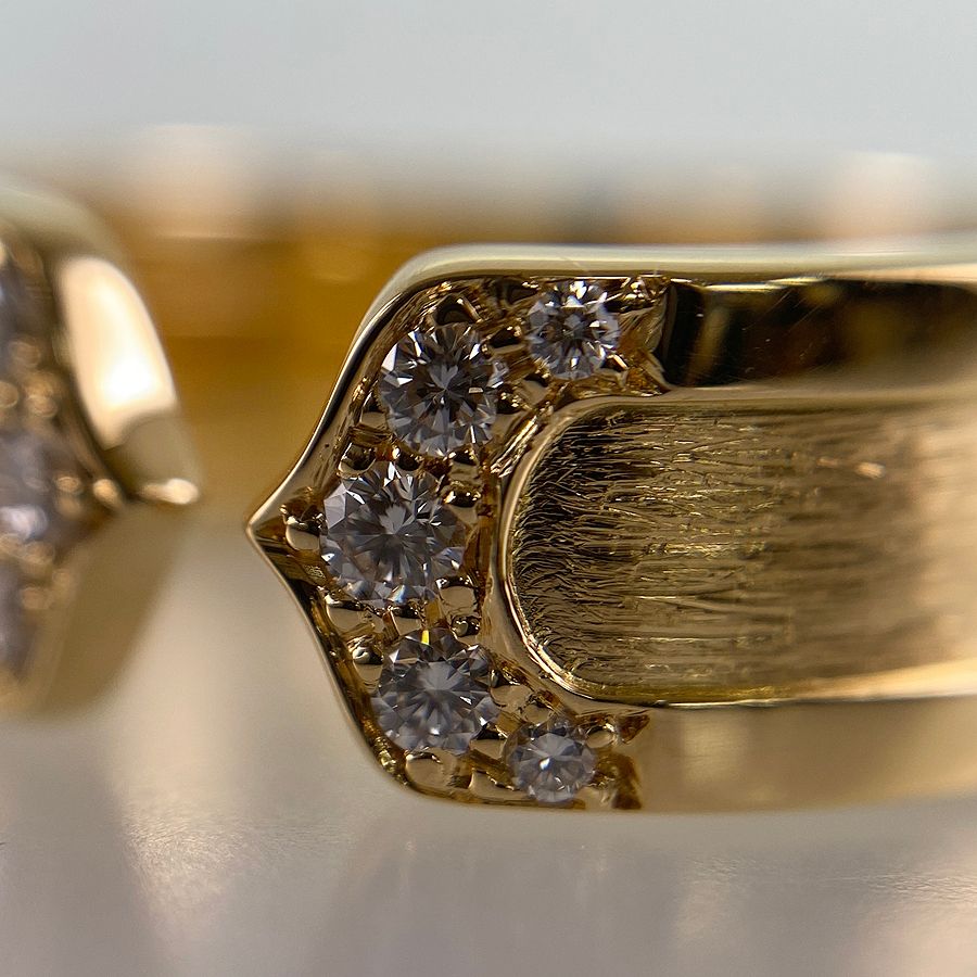 カルティエ Cartier C2リング k18WG ダイヤモンド 49号（9号） カルティエ Cartier C2リング k18WG ダイヤモンド 49号（9号）