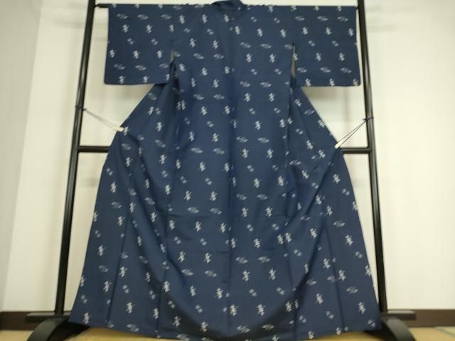 平和屋着物▽上質な紬 単衣 琉球絣文様 正絹 逸品 DAAQ4327az - メルカリ 