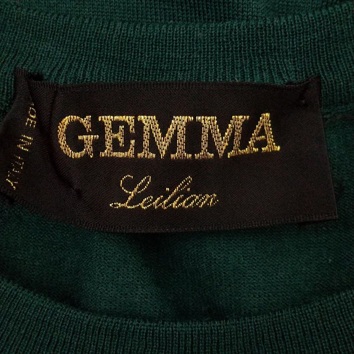 leilian - Leilian(レリアン) 長袖セーター サイズ42 L レディース美品  - ダークグリーン クルーネック/GEMMA ウール Leilian(レリアン) 長袖セーター サイズ42 L レディース美品