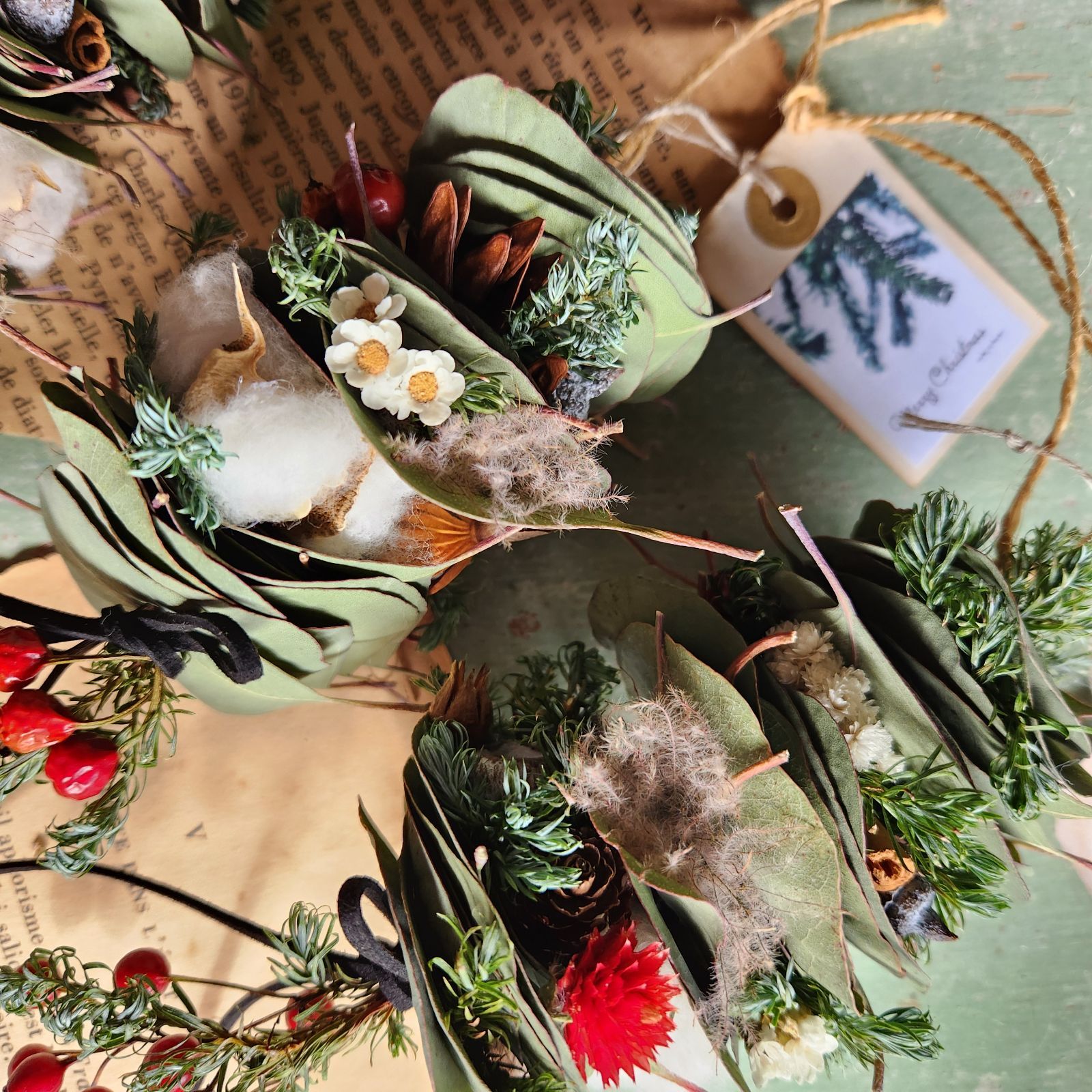 🎄クリスマスのポポラスミルフィーユ〗X'masガーランド