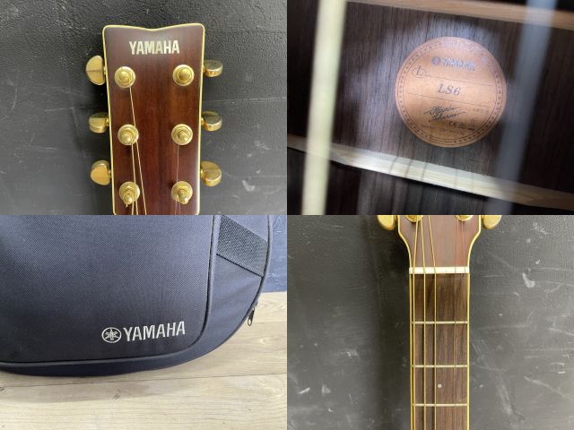 美品 YAMAHA LS6 エレアコギター【中古】動作保証 ヤマハ セミハードケース付 アコースティックギター 弦楽器/59120