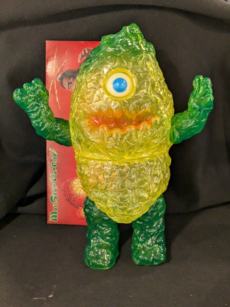 ZOLLMEN MonsterParede ズドン(クリアイエロー成型/手足クリアグリーン/BEAMS限定)