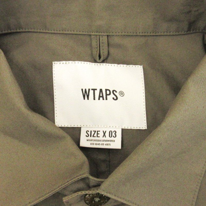 ダブルタップス WTAPS 22SS BUDS SS COTTON TWILL SHIRT コットン