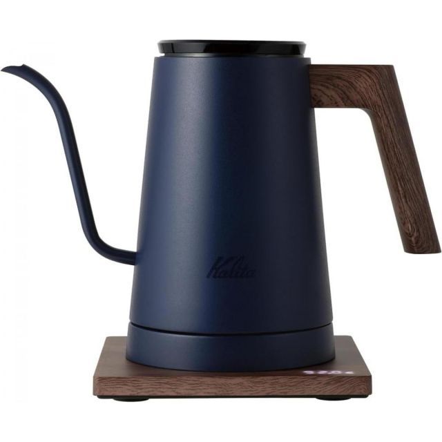 Kalita カリタ 52246 KEDP-600 ネイビー JP 電気ケトル 600ml ポット ケトル 細口 ドリップ ポアオーバー コーヒー 珈琲