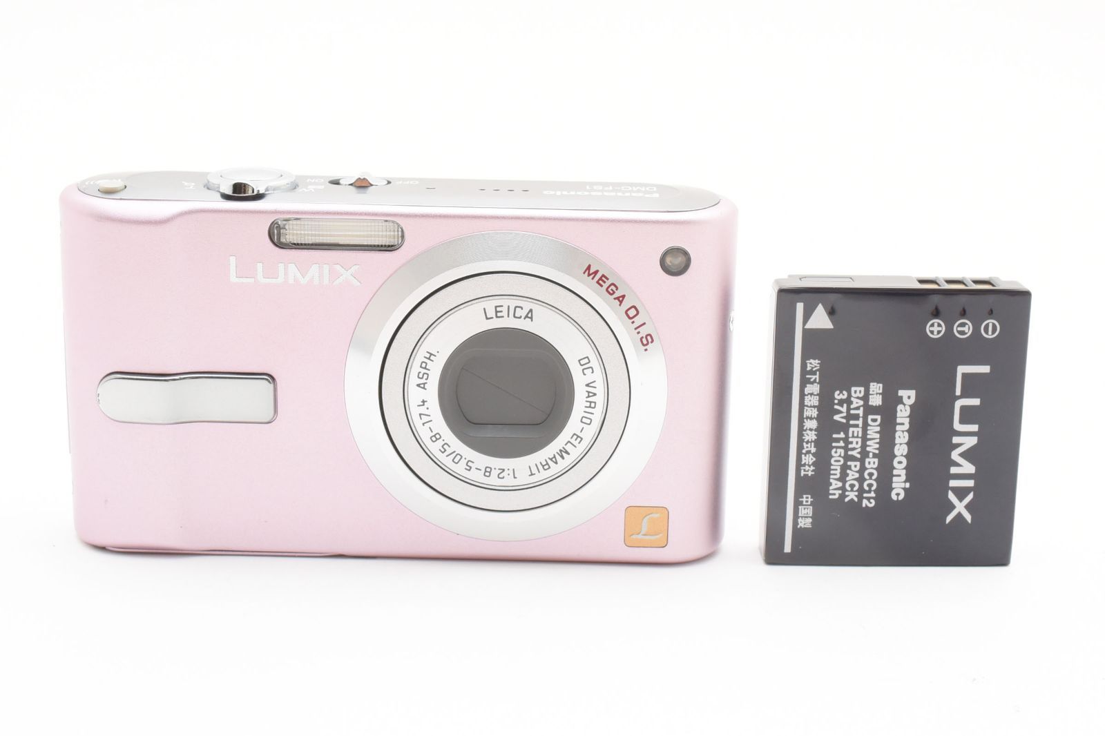 ☆極上品☆パナソニック Panasonic LUMIX DMC-FS1 ピンク☆ LL33