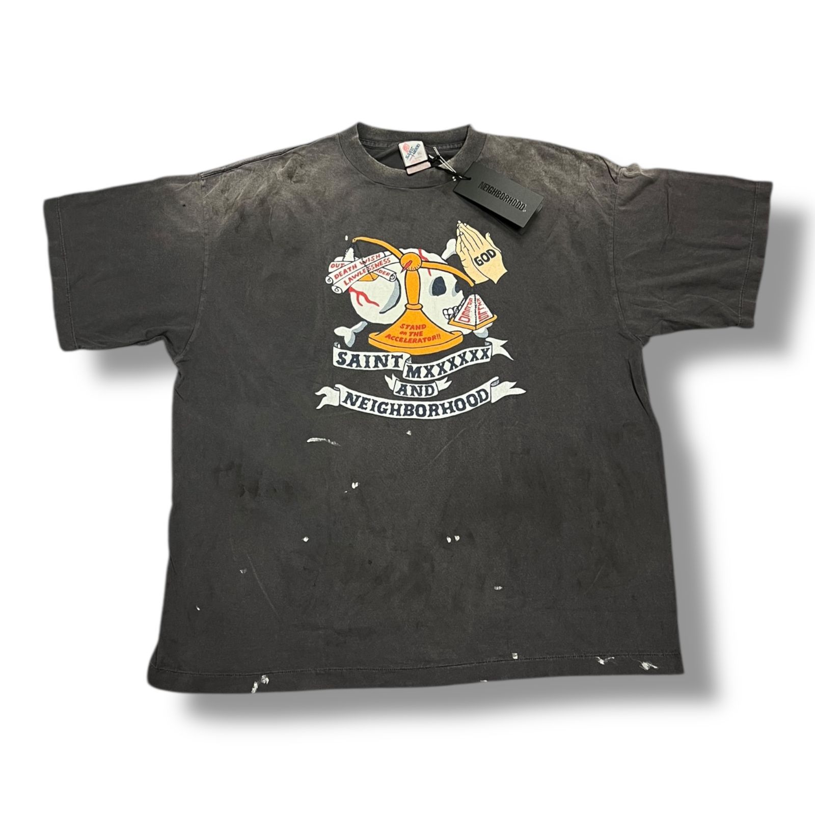 参考上代46200円 未使用品 SAINT MICHAEL × NEIGHBORHOOD 25SS