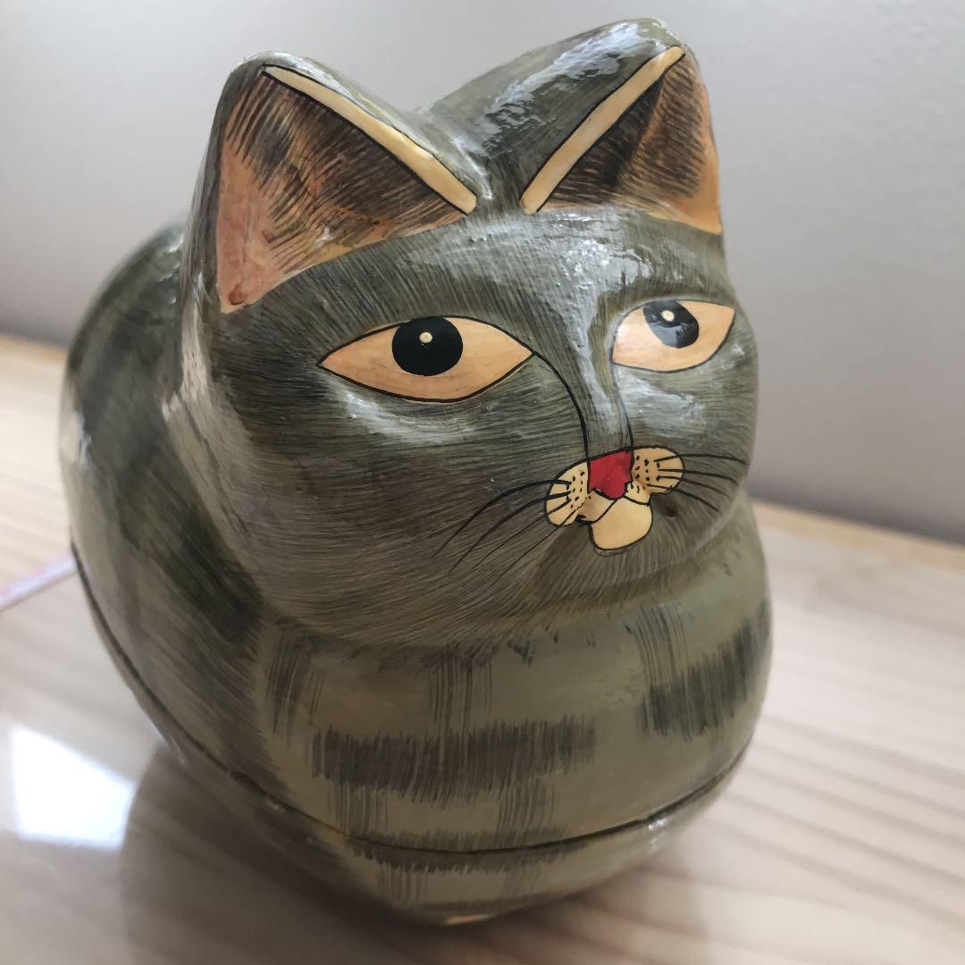 陶器 猫の置物 (65) www.krzysztofbialy.com