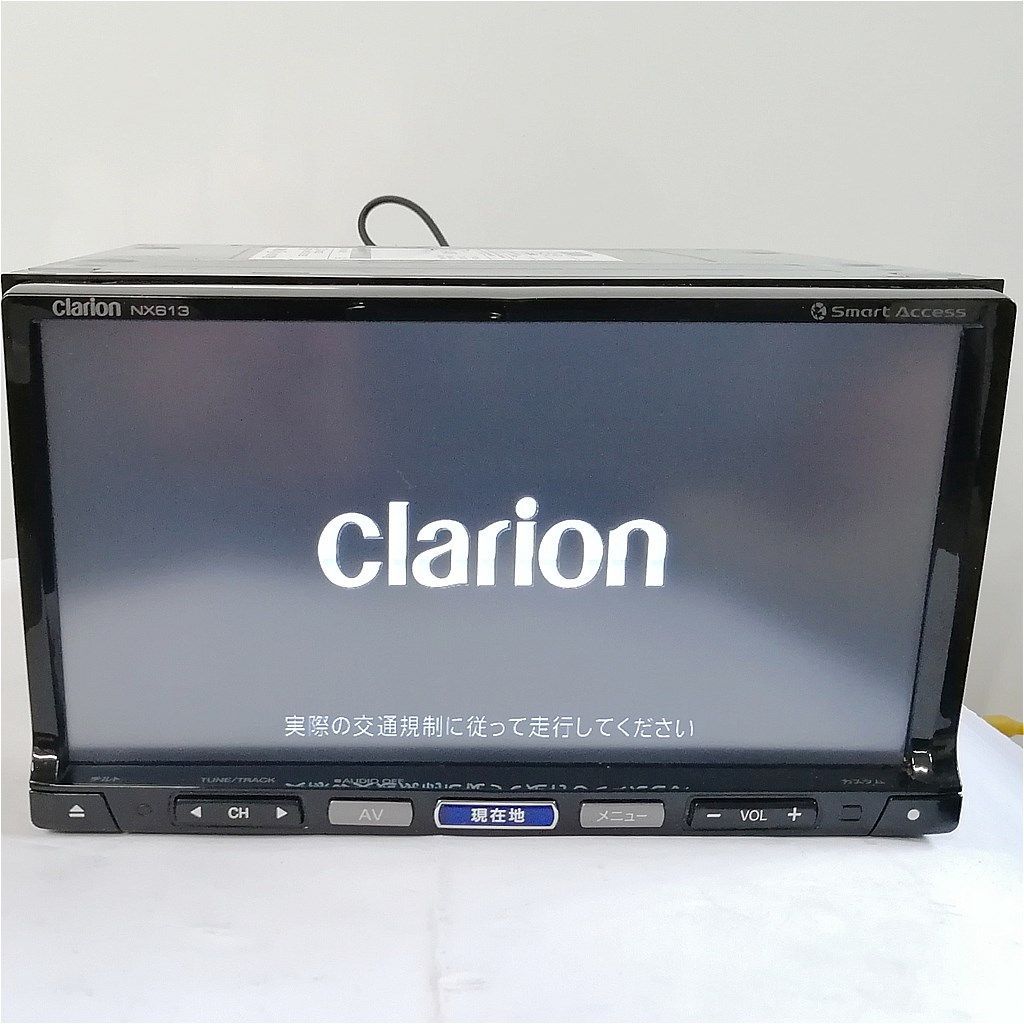 Clarion　NX613　７型 VGA 地上デジタルTV/DVD/SD/ Bluetooth/AVナビゲーション