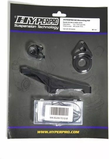 HYPERPRO Steering Damper Mounting Kit SD MNT KT SUZ SV650 16- 06040283 / MK-SU06-T012-B | MK-SU06-T012-B