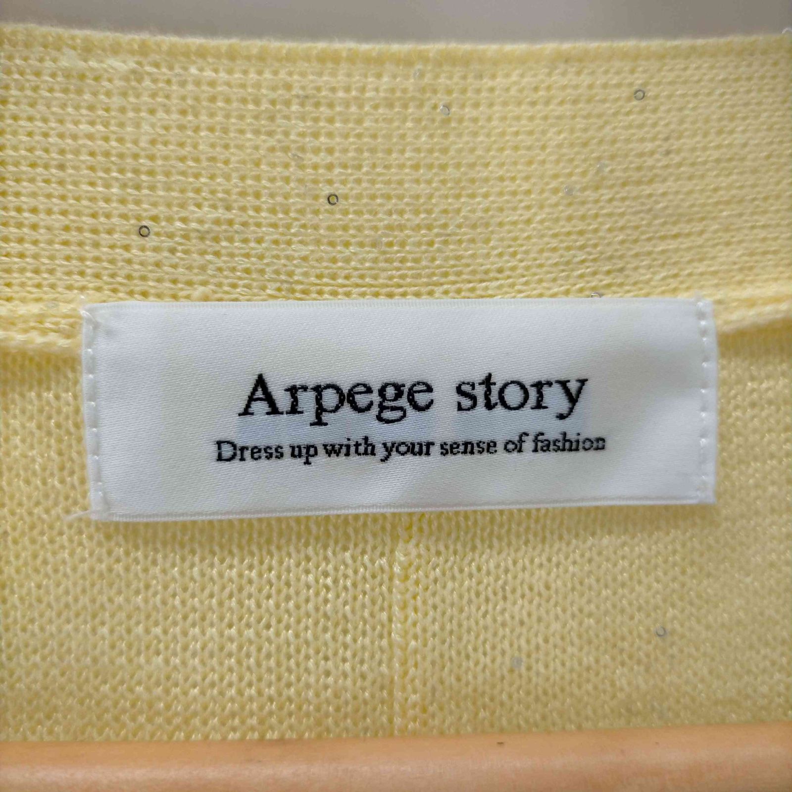 アルページュストーリー Arpege story ミニスパンコールVカーデ
