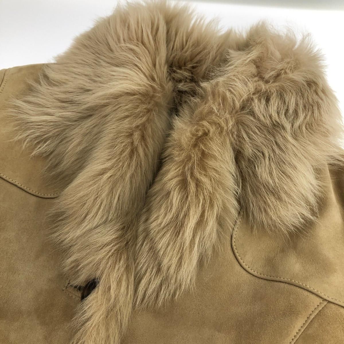 BURBERRY LONDON バーバリーロンドン ムートンジャケット サイズ 38 ラムレザー 38 ブロンズ レディース 240001163108 GULLKHAN_COM