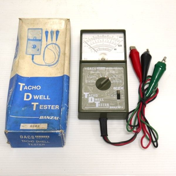 BANZAI DACS タコ ドエル テスター 001-1A TACHO DWELL TESTER BANZAI DACS タコ ドエル テスター 001-1A TACHO DWELL TESTER