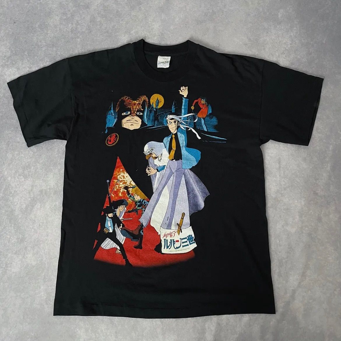 90s Tシャツ ルパン3世 カリオストロの城 ルパン 映画 ヴィンテージ