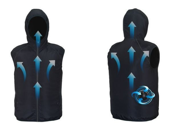 空調作業服 空調ベスト 空調ウェア ワ 3段階強風 10h連続送風 大風量 USB充電式 UPF50 UVカット 通気性 撥水 冷感 男女兼用 熱中症対策 父 zhangban224