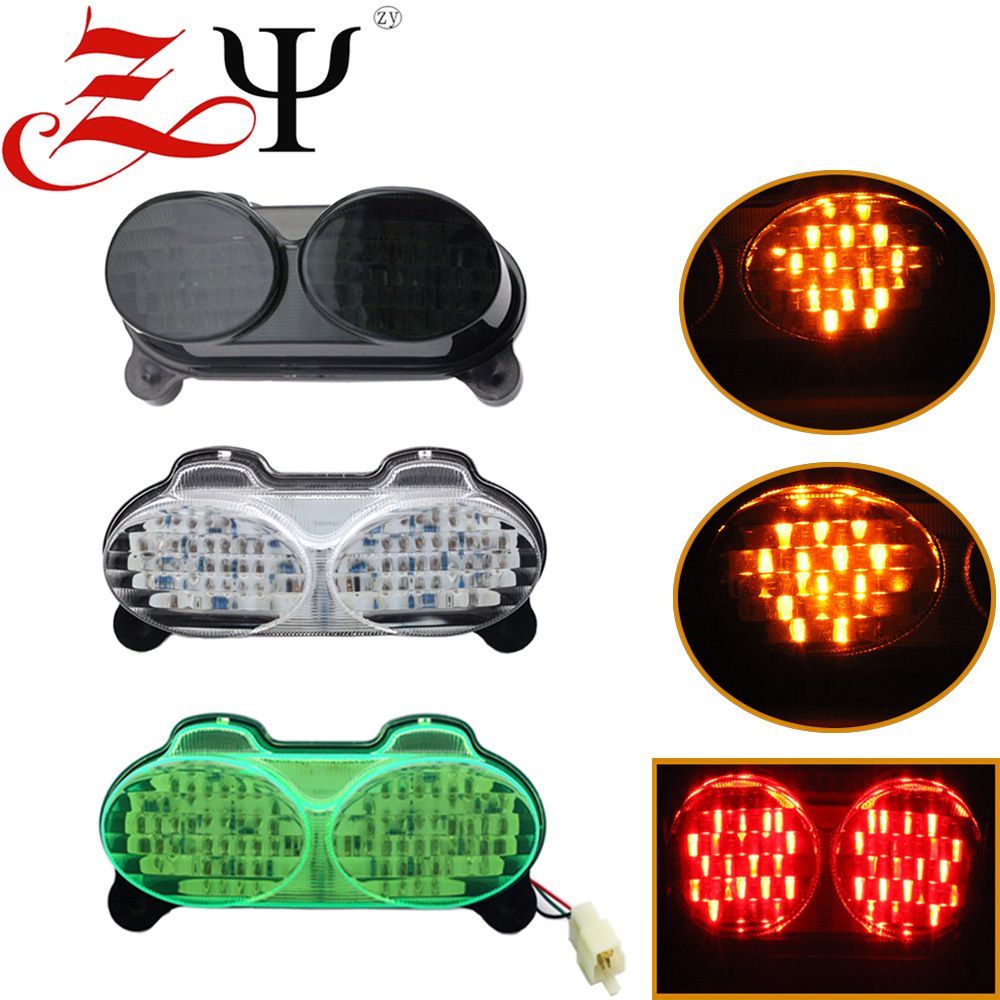 送料無料】カワサキ ZX9R 98-03 LEDカスタム テールランプ ブレーキ