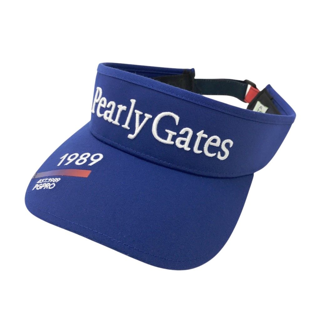 PEARLY GATES パーリーゲイツ 2024年モデル サンバイザー  ブルー系 FR [240101372178] ゴルフウェア ストスト