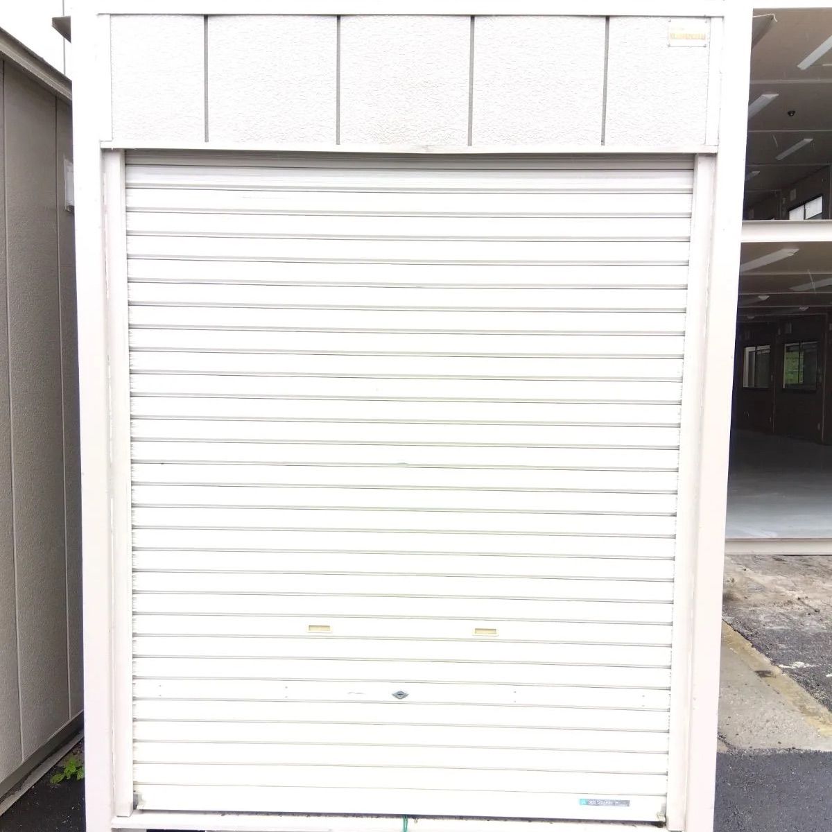 コンテナ倉庫 1坪 ユニットハウス ユニット倉庫 中古物置【美品】インボイス対応 コンテナ倉庫 一坪シャッター物置 プレハブ ユニットハウス - メルカリ