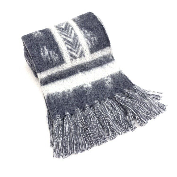 mame 新作 osmanthus motif knitted scarf | nate-hospital.com