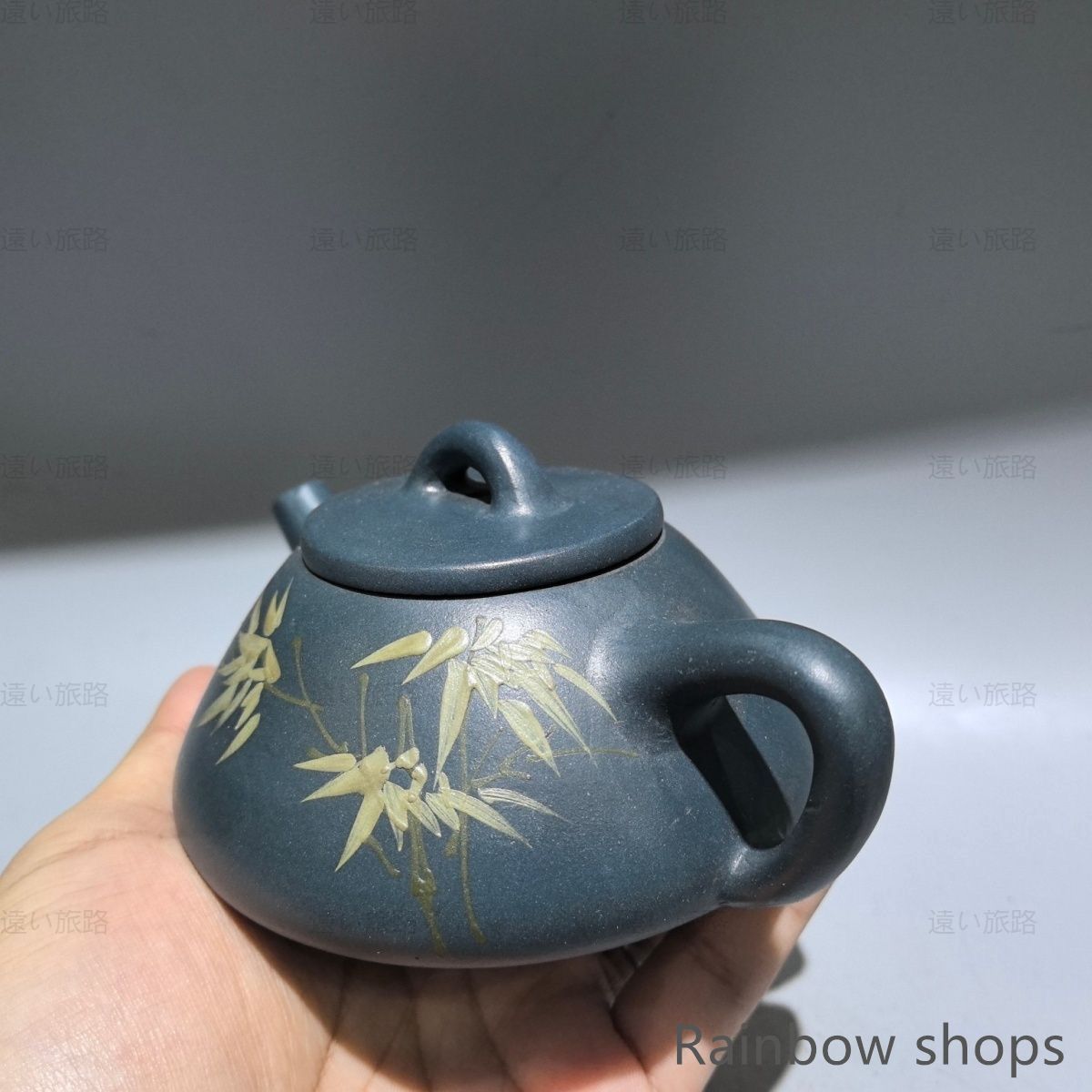 新品未使用】中国古美術 紫砂壺 顧景舟作陶紋 紫砂壺 紫泥急須