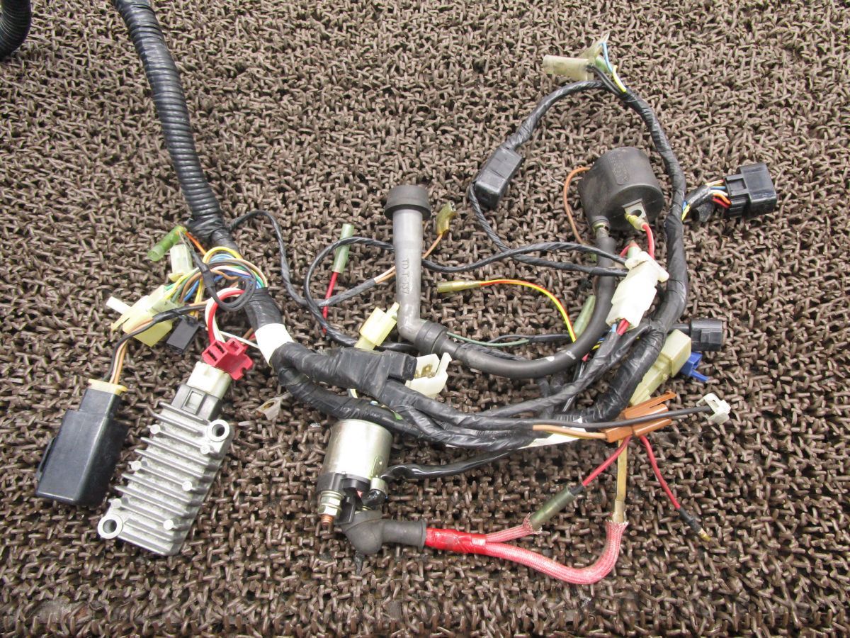 TT250R メインハーネス △A4528 レギュレター イグニッションコイル 4GY ヤマハ 4GY キャブ車 動画有