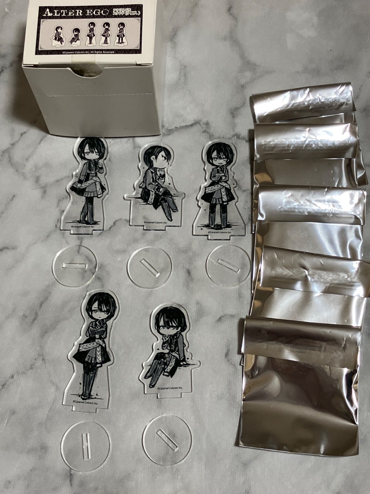 ALTER EGO 缶バッジ アクリルスタンド アクリルキーホルダー テープ 