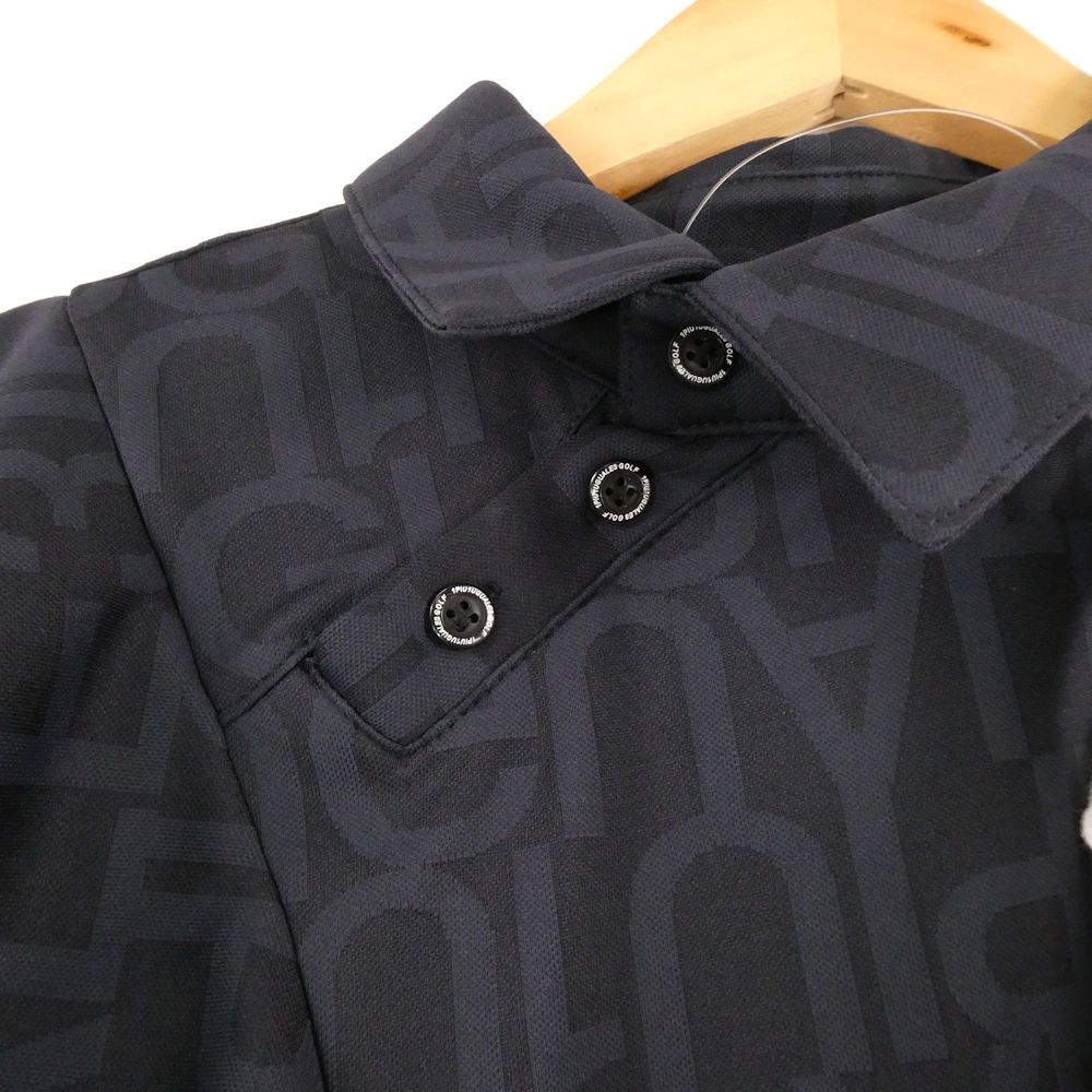 美品 1PIU1UGUALE3 ウノピュウノウグァーレトレ GST178 113 GOLF N/S POLO SHOULDER FRILL ポロシャツ II M ポリエステル100％ ゴルフ ノースリーブ ショルダーフリル レディース HM773A90 美品 1PIU1UGUALE3 ウノピュウノウグァーレトレ GST178 113 GOLF