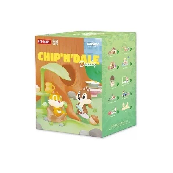 開封済】Disney x POPMART ポップマート Chip&Dale チップと