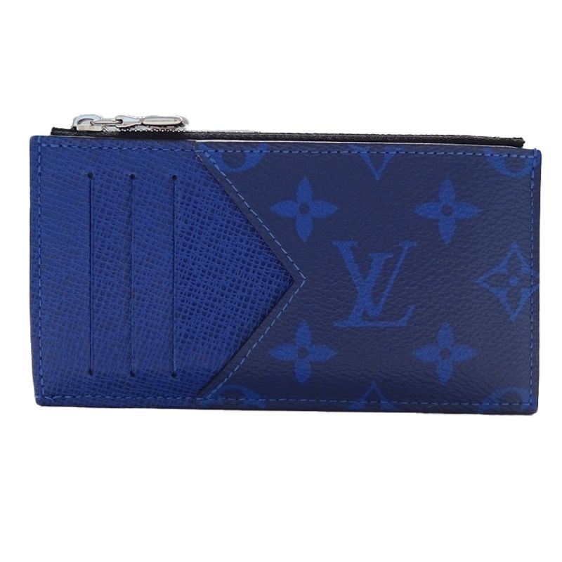 ルイ ヴィトン LOUIS VUITTON 財布 タイガラマ メンズ ブランド コインケース タイガ コインカード ホルダー コバルト M30270 モノグラム ブルー カードケース コンパクト