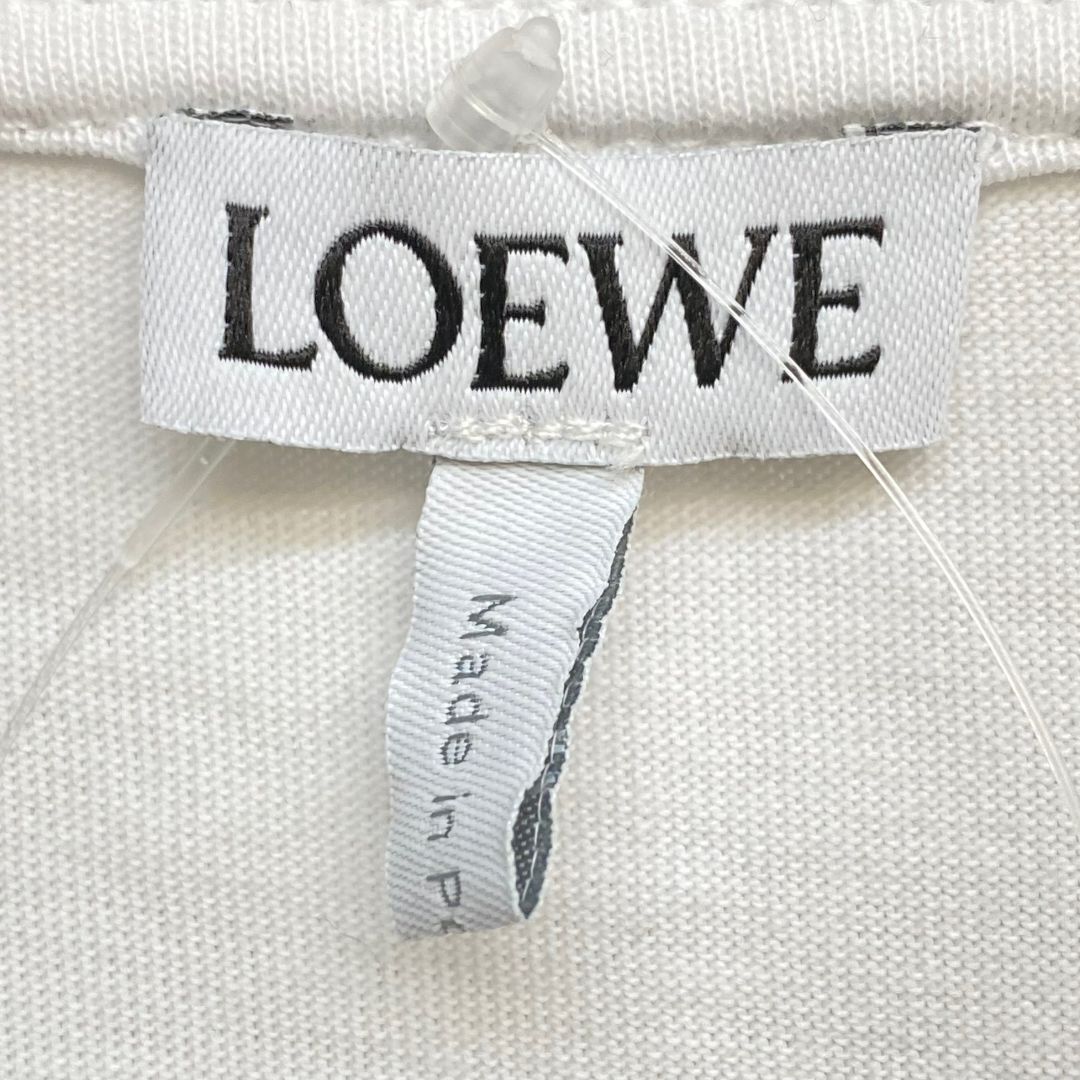 LOEWE 22SS White T-Shirt With Brand Name Embroidery ハーバリウム刺繍Tシャツ - メルカリ