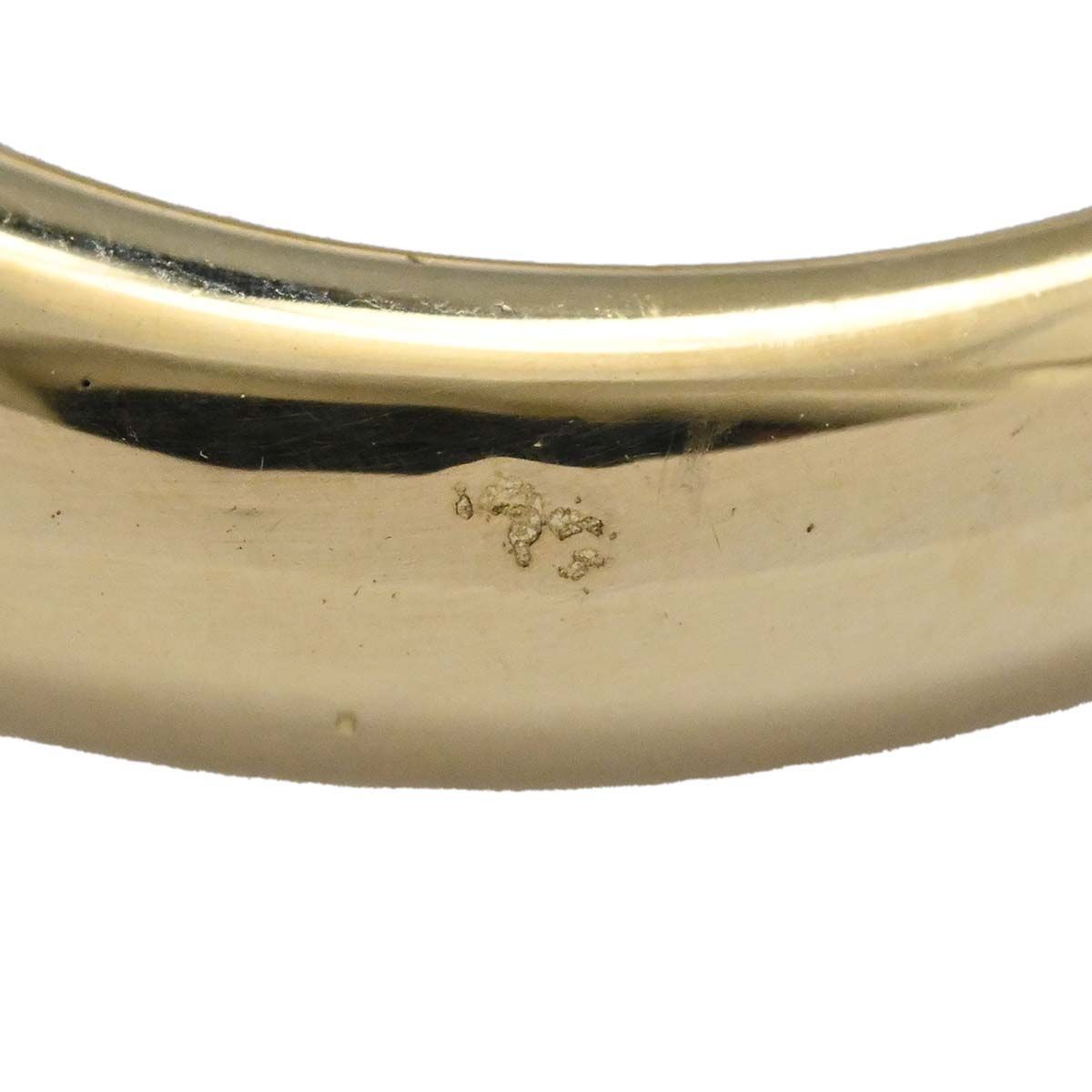 3552) カルティエ CARTIER 750YG イエローゴールド パール ぺ 
