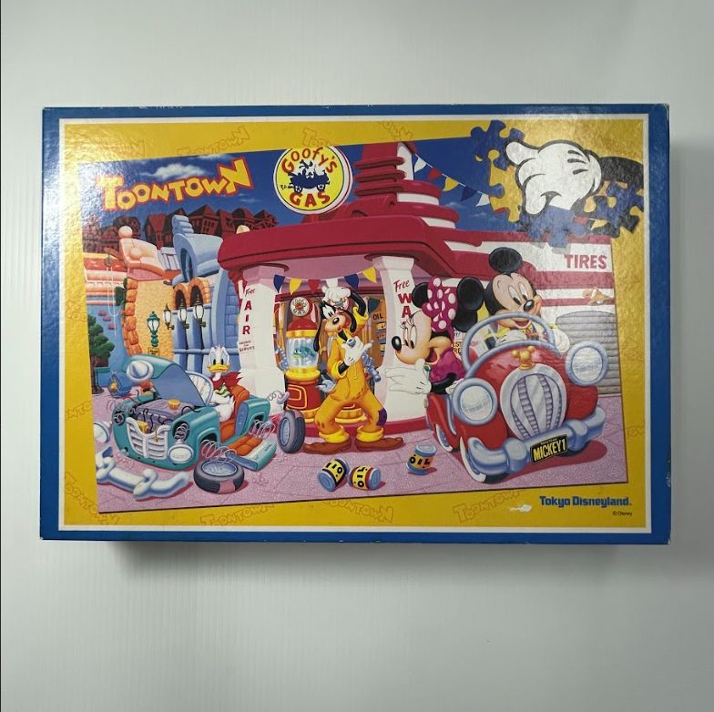 ディズニーランド　ジグソーパズル　1000ピース トゥーンタウン ☆東京ディズニーランド トゥーンタウン ジグゾーパズル 1000
