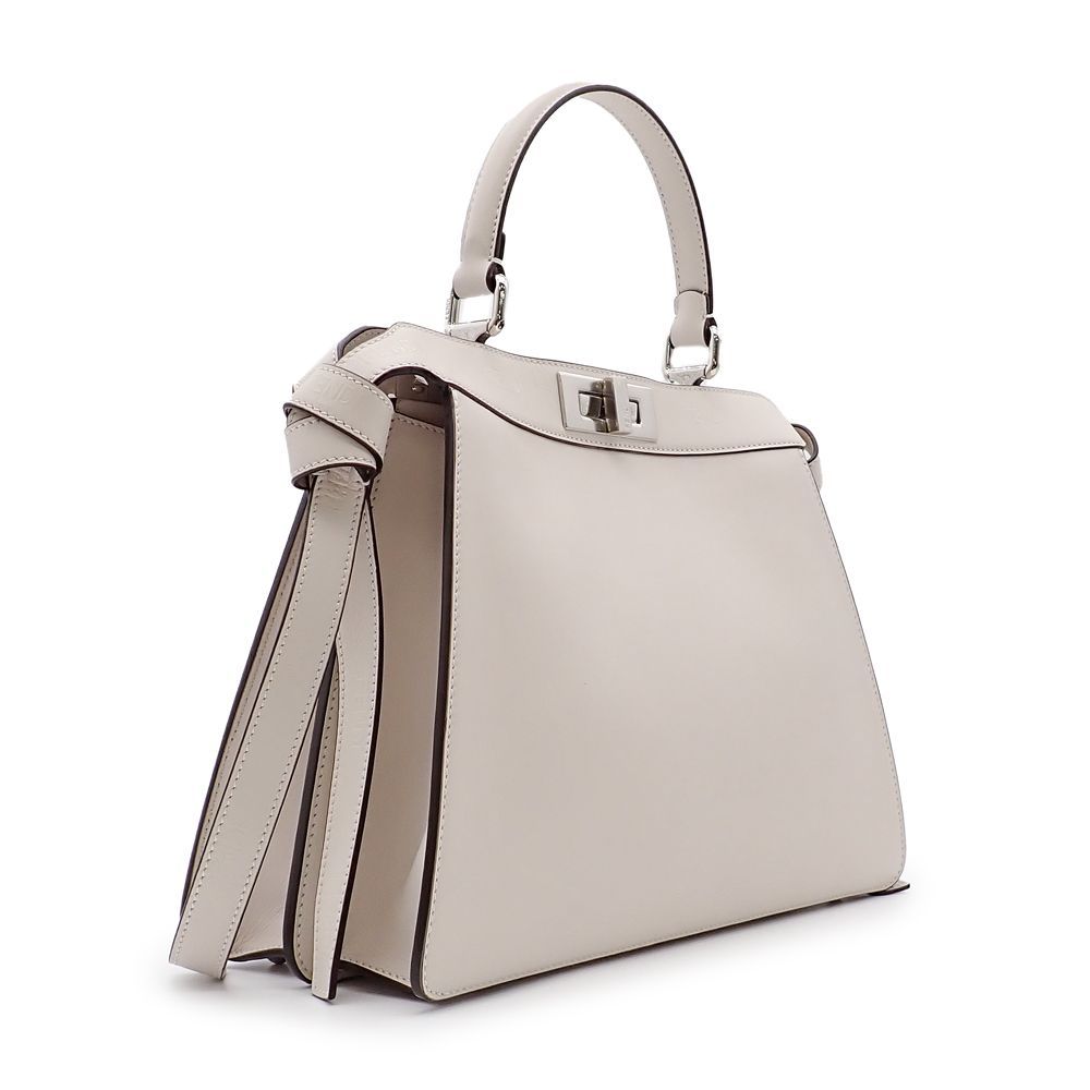 FENDI ピーカブー アイシーユー ミディアム ホワイト系 2way