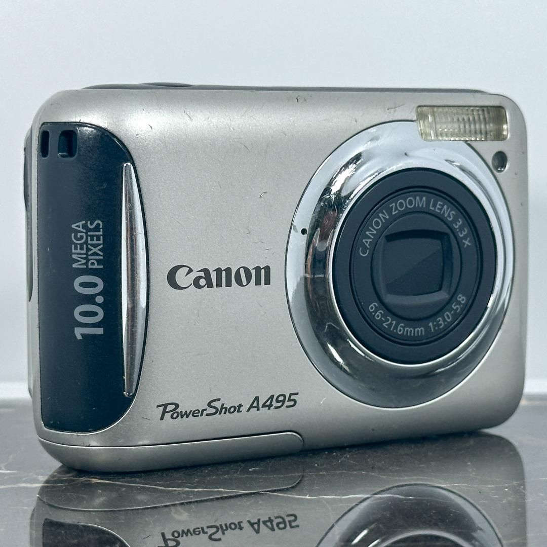 Canon PowerShot A495 シルバー 単3電池駆動 Canon PowerShot A495 Digital Camera (Silver) 4259B001 B&H Photo