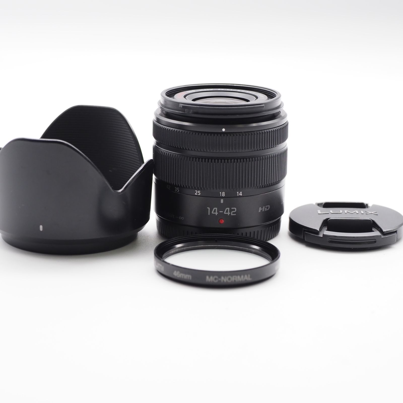 レンズ(ズーム) LUMIX G VARIO 1:3.5/14-42 ASPH. パナソニック 標準ズームレンズ マイクロフォーサーズ用 ルミックス G