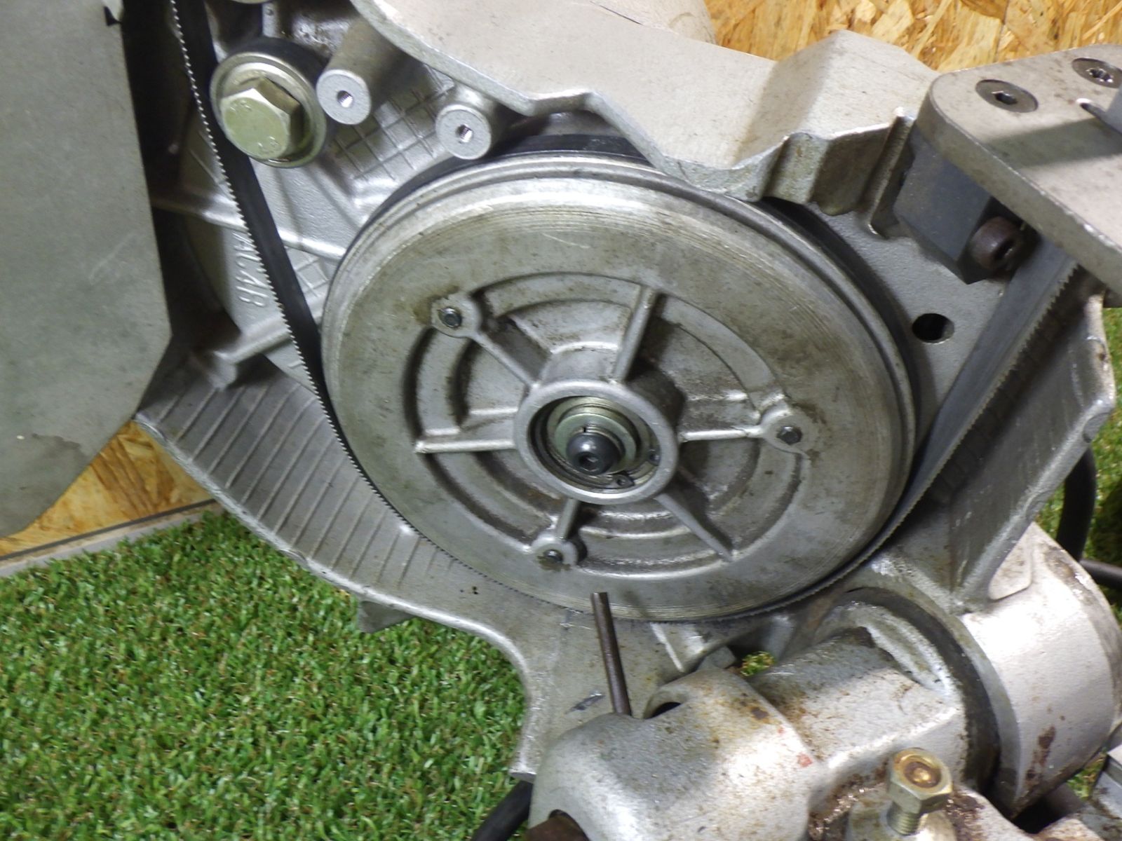 アングル材などの切断に やまびこ産業機械