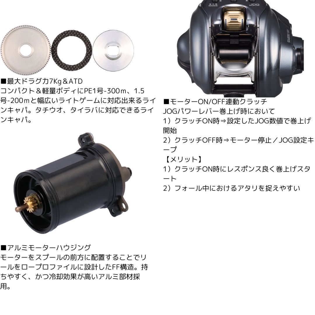 ダイワ 24 シーボーグ #100J(右巻き) 2024年新製品 - メルカリ