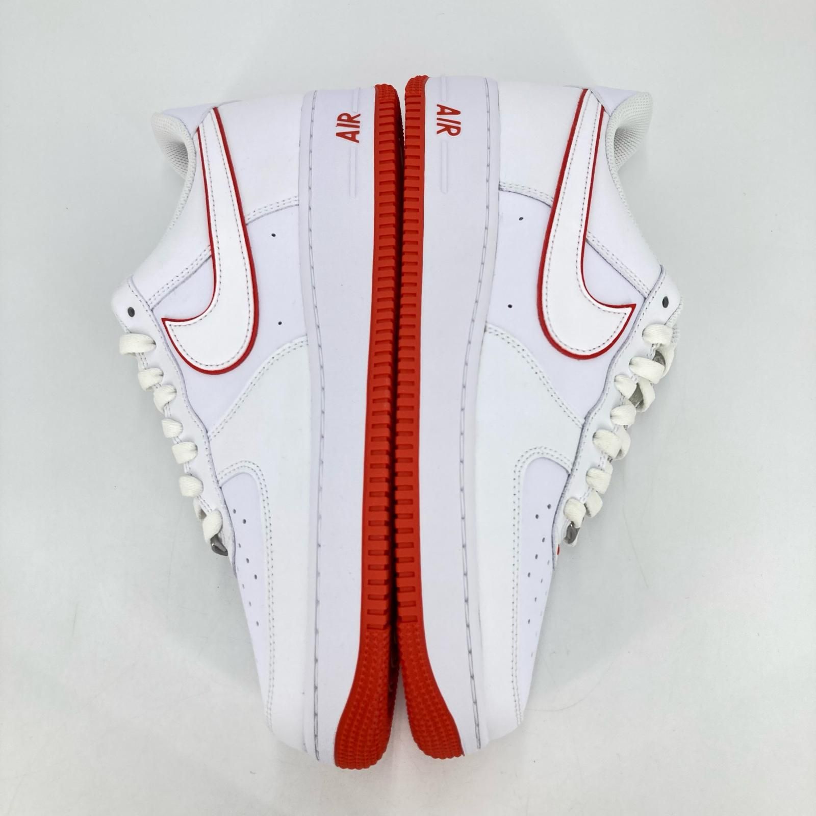 イオン広店】 中古 NIKE | ナイキ 30cm スニーカー Air Force 1 Low White and Picante Red DV0788 -102 オレンジ 【126】 - メルカリ