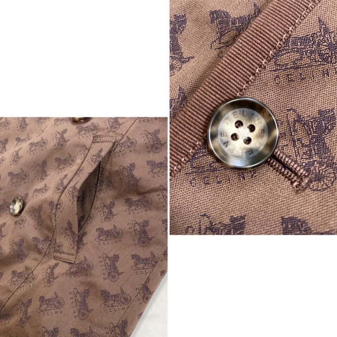 馬車柄 トレンチコート110