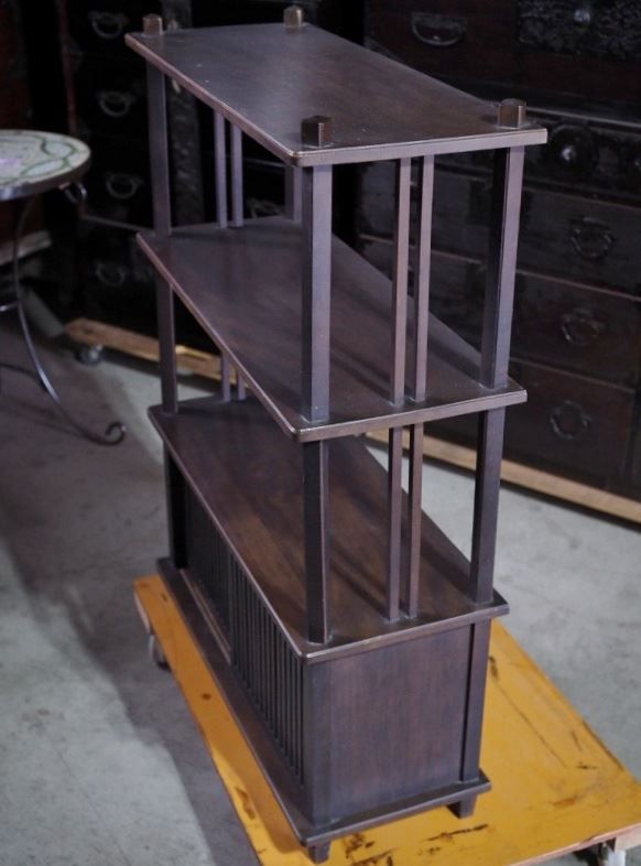 民芸家具 和モダンな飾り棚 昭和後期 古録展 品番S107532 MARWIL-DEMENAGEMENTS_CH