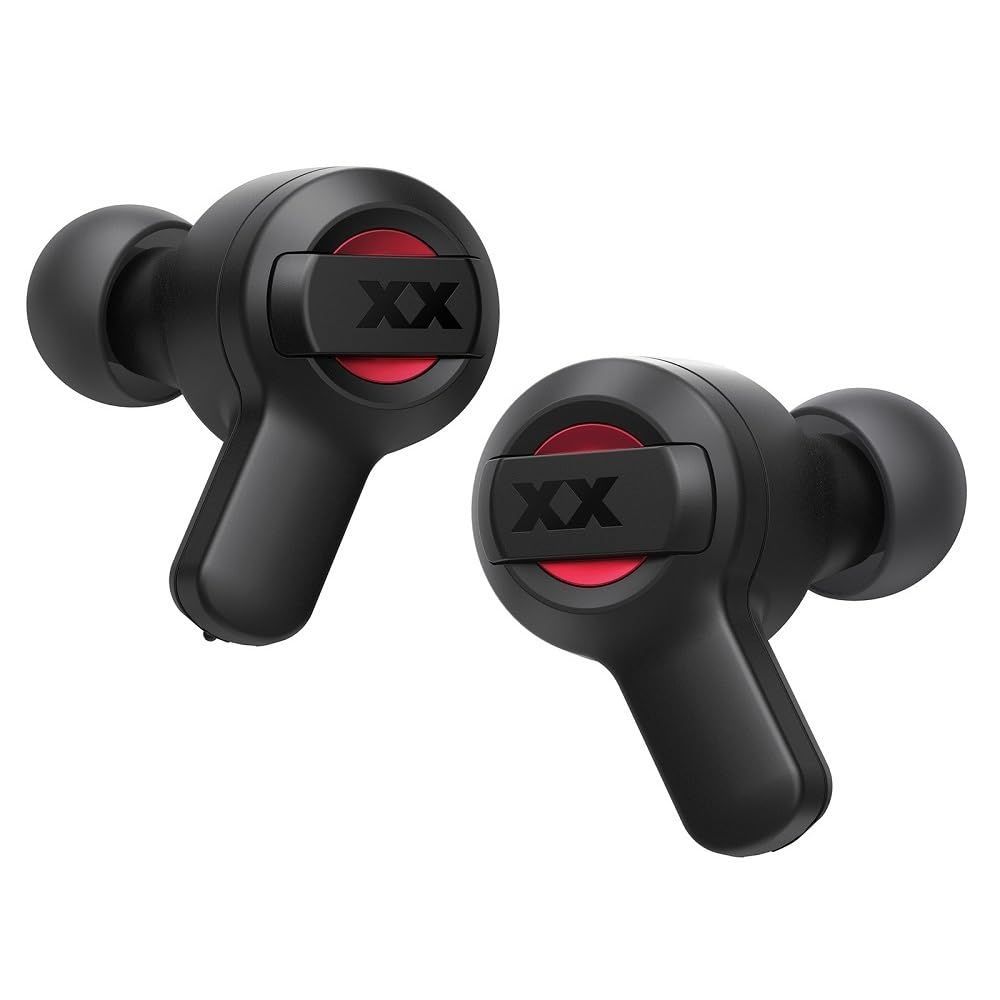 JVCケンウッド JVC HA-XC62T-R ワイヤレスイヤホン Bluetooth 重低音 XXシリーズ マイク付き 本体質量4.4g 片耳 最大24時間再生 防水 防塵 耐衝撃 Bluetooth Ver.5.3 レッド