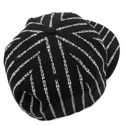 Supreme 59FIFTY ストライプキャップ 7 3/8 シュプリーム SUPREME ニューエラ NEW ERA Text Stripe 59FIFTY