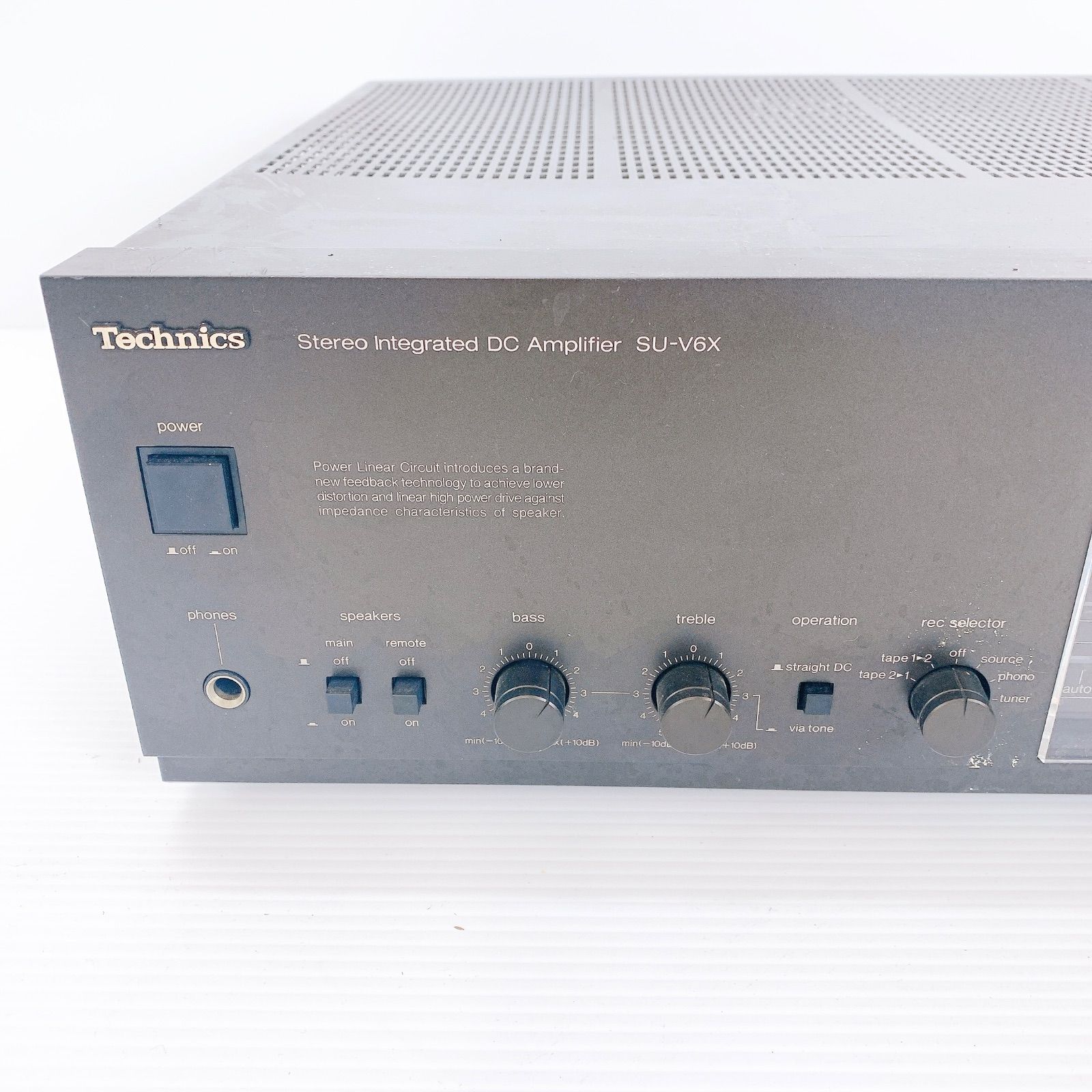 ☆Technics テクニクス プリメインアンプ SU-V6X インテグレーテッドDC