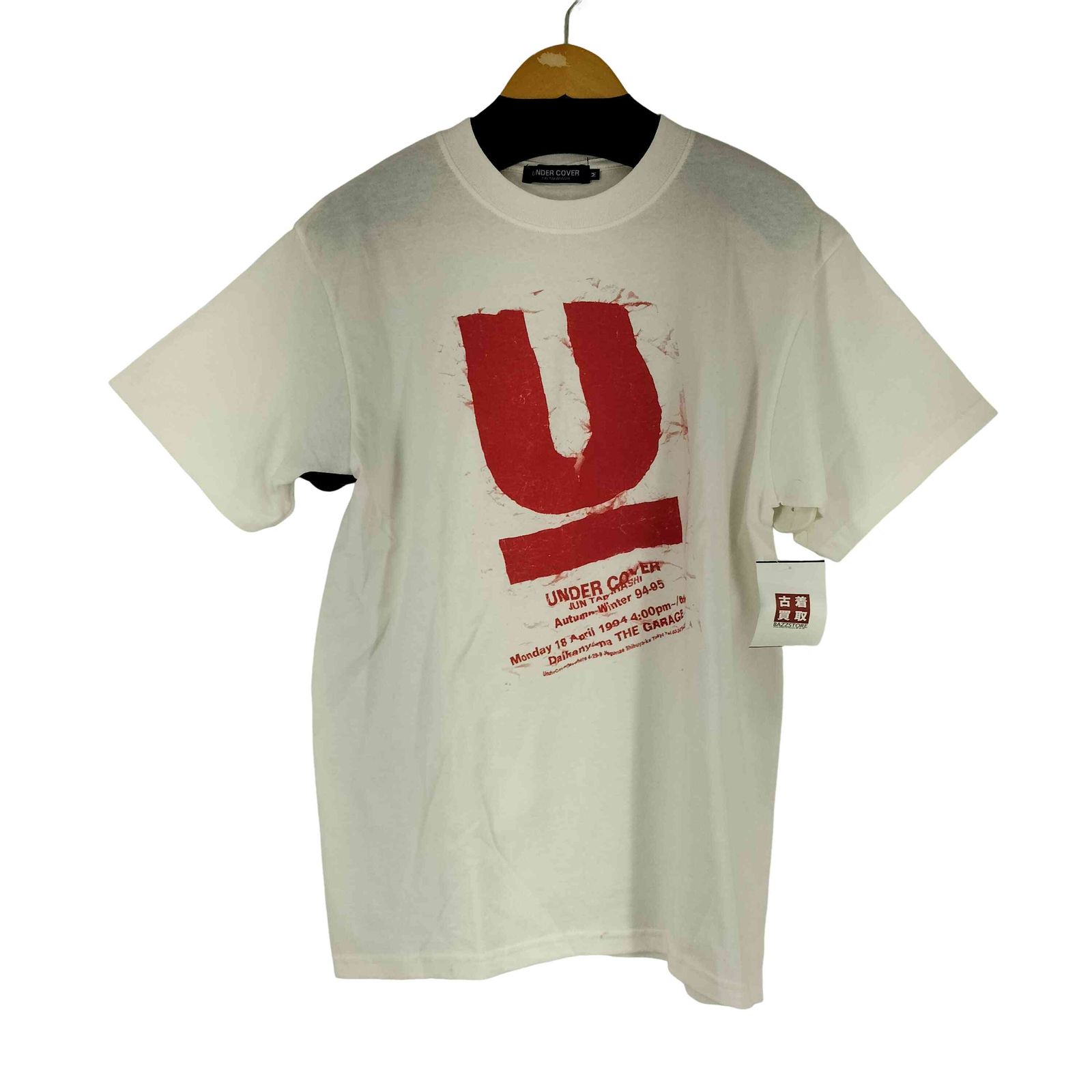 メンズ アンダーカバー UNDERCOVER 94年 フライヤーUロゴ S/S Tシャツ