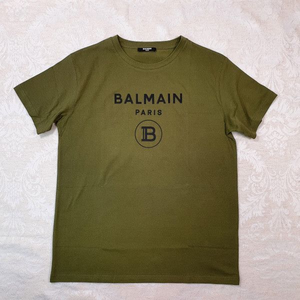 【新品・未使用】BALMAIN KIDS ロゴ Tシャツ カーキ 6Q8621Z0057 719T
